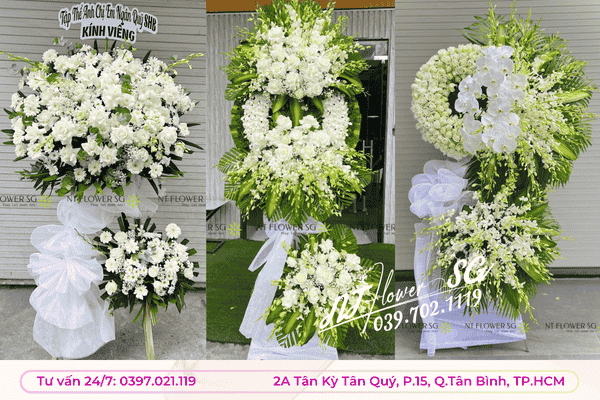 Shop hoa gần Nhà Tang lễ Gò Vấp